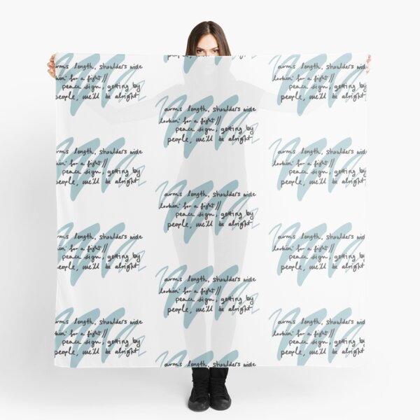 hippo-campus-warm-glow-lyrics-scarf-for-sale-by-buttercvp-redbubble