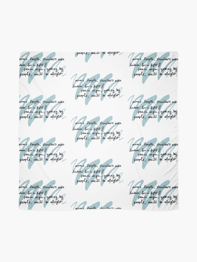 hippo-campus-warm-glow-lyrics-scarf-for-sale-by-buttercvp-redbubble