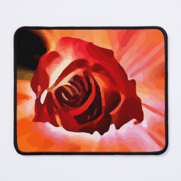 Item preview, Abstract Red Rose Picture designed and sold by Unaiza Khalid.