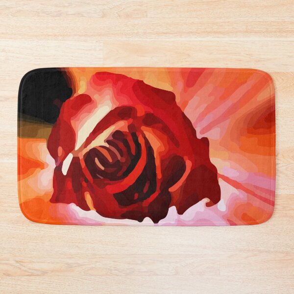 Item preview, Abstract Red Rose Picture designed and sold by Unaiza Khalid.