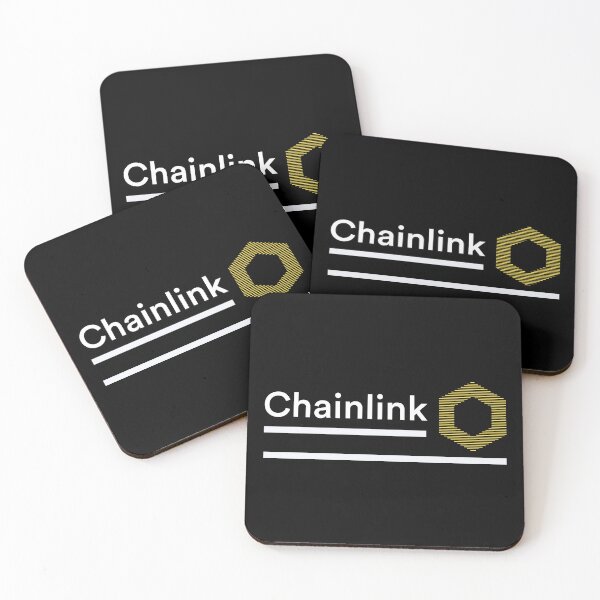 Item preview, Chainlink LINK Crypto Altcoin - Brand Colours Minimalist Logo Design designed and sold by CryptoMoods.