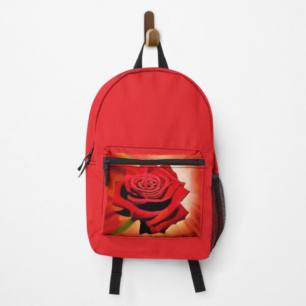 Item preview, Abstract Deep Red Orange Rose designed and sold by Unaiza Khalid.