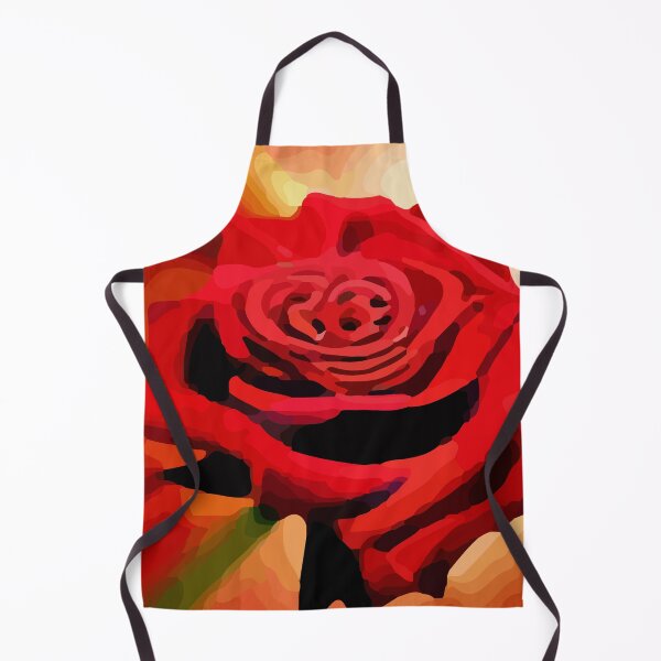 Item preview, Abstract  Deep Red Orange Rose designed and sold by Unaiza Khalid.