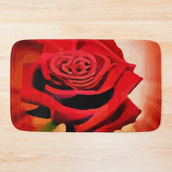 Item preview, Abstract  Deep Red Orange Rose designed and sold by Unaiza Khalid.