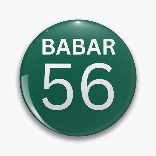 Artikelvorschau, Babar Azam Trikot 56 Pakistan entworfen und verkauft von Pixelish.