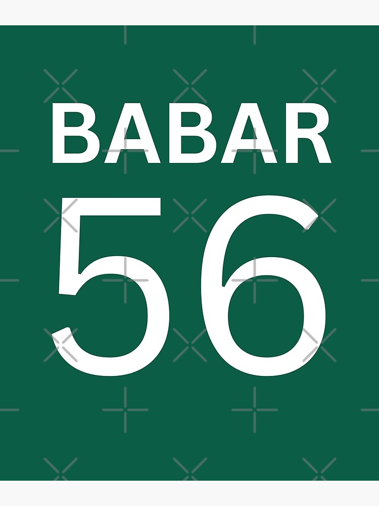 Babar azam best sale shirt number