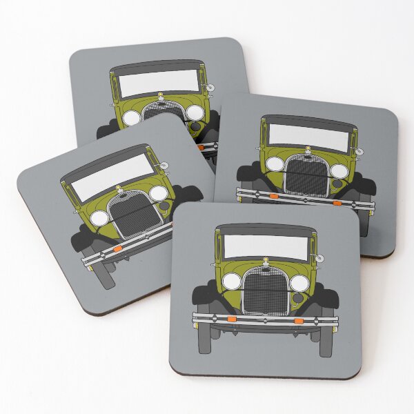 Item preview, Ford Model A 1927-1931 olive green color designed and sold by EdimDesign.
