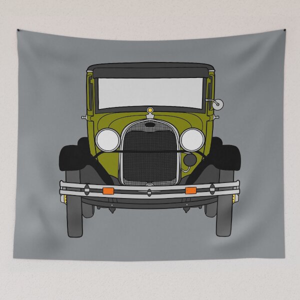 Item preview, Ford Model A 1927-1931 olive green color designed and sold by EdimDesign.