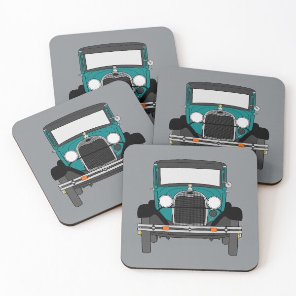 Item preview, Ford Model A 1927-1931 turquoise color designed and sold by EdimDesign.