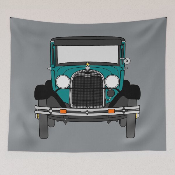Item preview, Ford Model A 1927-1931 turquoise color designed and sold by EdimDesign.