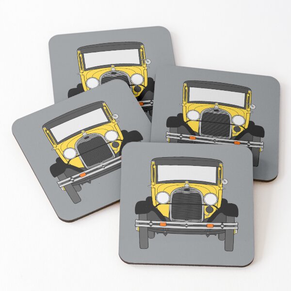 Item preview, Ford Model A 1927-1931 yellow color designed and sold by EdimDesign.