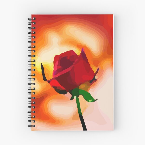 Item preview, Abstract Deep Red Rose Bud designed and sold by Unaiza Khalid.