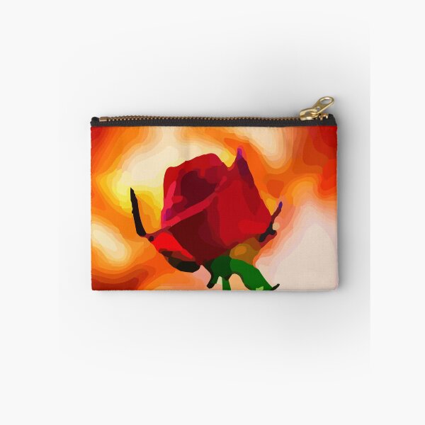 Item preview, Abstract Deep Red Rose Bud designed and sold by Unaiza Khalid.