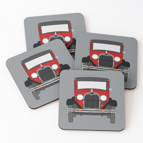 Item preview, Ford Model A 1927-1931 red color designed and sold by EdimDesign.
