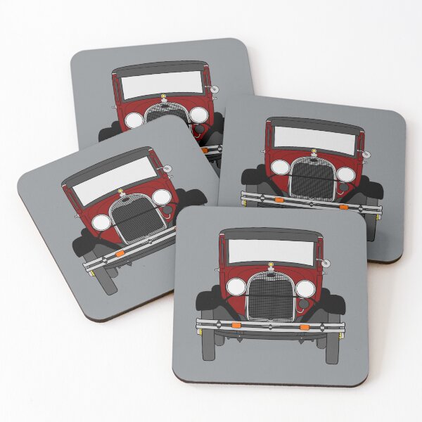 Item preview, Ford Model A 1927-1931 burgundy color designed and sold by EdimDesign.