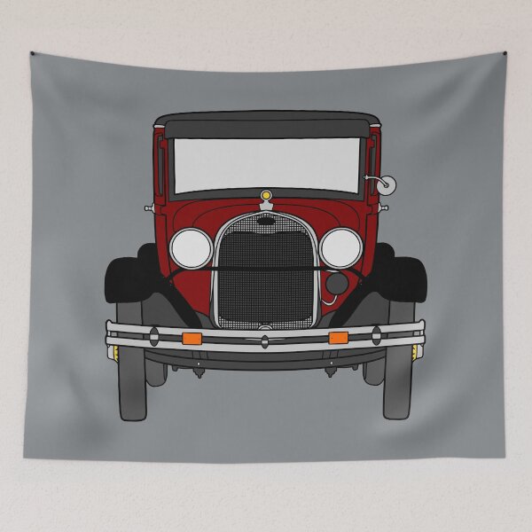 Item preview, Ford Model A 1927-1931 burgundy color designed and sold by EdimDesign.