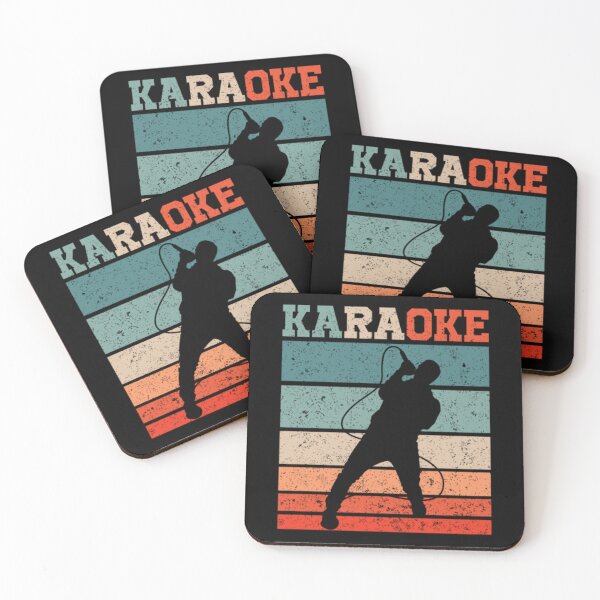 Item preview, Karaoke Singer Vintage Retro Musician Mic Gift designed and sold by charitashmoqs.