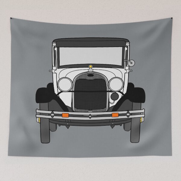 Item preview, Ford Model A 1927-1931 white color designed and sold by EdimDesign.