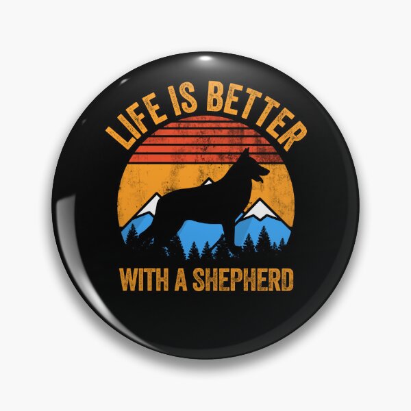 Item preview, Life Is Better With A German Shepherd Vintage Distressed Dog Gift  designed and sold by Guarddogdrive.