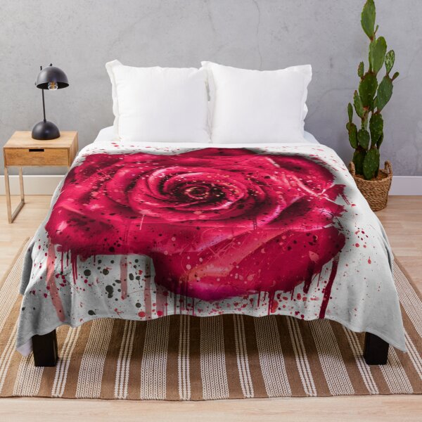 Item preview, red, rose, Flower, Splatter Print designed and sold by Pics-squiggles.