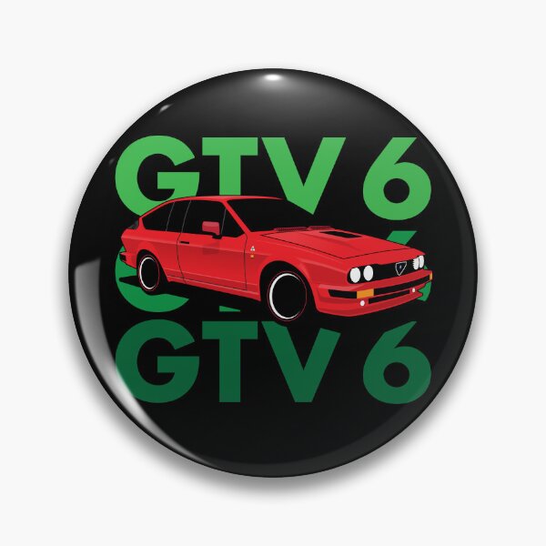 Item preview, Alfa Red Green GTV6 Illustration designed and sold by blackdogshop.