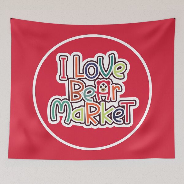 Artikelvorschau, Ich liebe Bärenmarkt - Aktieninvestor-Motto entworfen und verkauft von VarnaChitra.