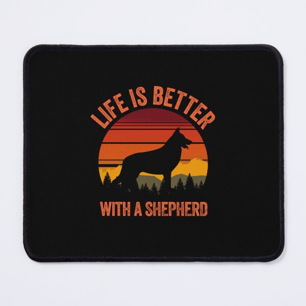 Item preview, Life Is Better With A German Shepherd Vintage Country Dog Gift  designed and sold by Guarddogdrive.