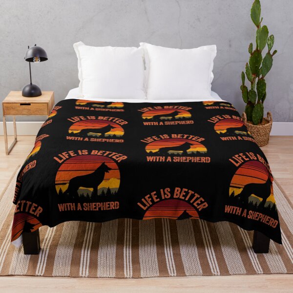 Item preview, Life Is Better With A German Shepherd Vintage Country Dog Gift designed and sold by Guarddogdrive.