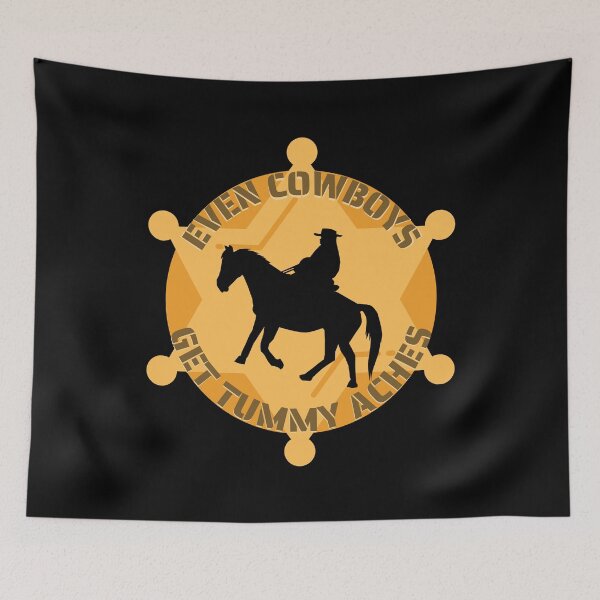 Item preview, Even Cowboys Get Tummy Aches designed and sold by designerpriti.