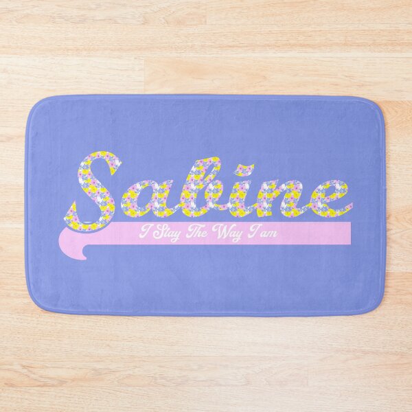 Item preview, First name Sabine - "I Stay The Way I am", Blümchen designed and sold by HA-Design-Kunst.
