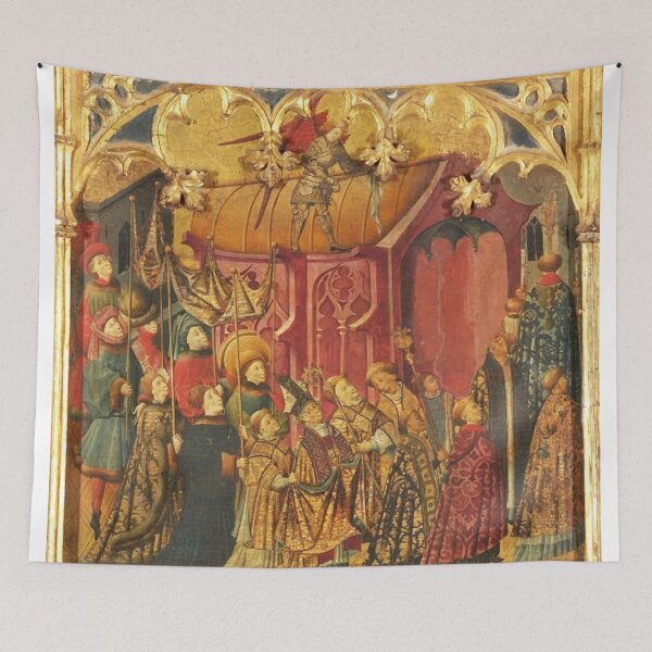 Item preview, Altarpiece of Saint Michael designed and sold by Vintage Designs +.