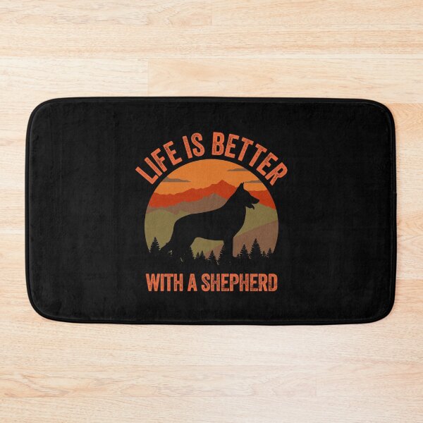 Item preview, Life Is Better With A German Shepherd Vintage Country Dog Gift  designed and sold by Guarddogdrive.