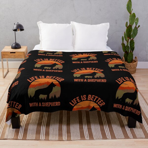 Item preview, Life Is Better With A German Shepherd Vintage Country Dog Gift designed and sold by Guarddogdrive.