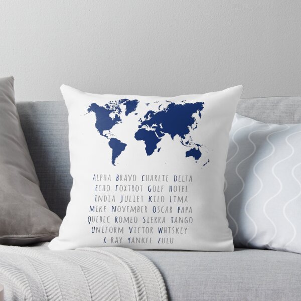 Item preview, Phonetic Alphabet, Pilot Gift, World Map, Boys Room Decor, Aviation Art designed and sold by aenaonartwork.