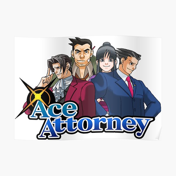 OG Ace Attorney Squad Poster