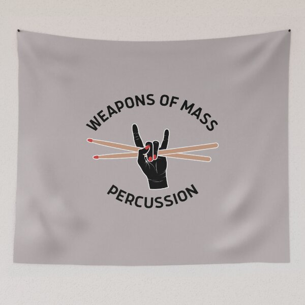 Item preview, Weapons Of Mass Percussion For Drummers And Drum Players As A Funny Drummer   designed and sold by Funwithmusic.