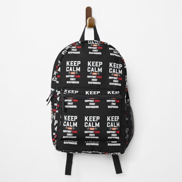 Item preview, KEEP CALM AND SUPPORT YOUR FIRST RESPONDERS designed and sold by sailorsam1805.