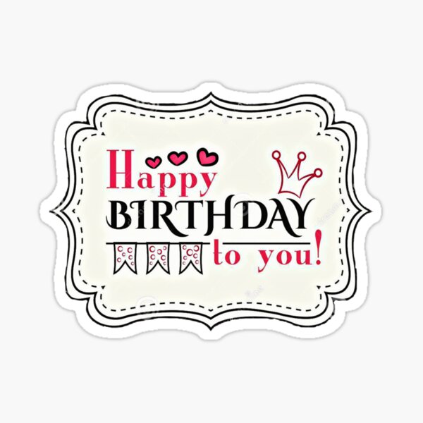 birthday-wishes-for-girl-sticker-for-sale-by-nadjat12-redbubble