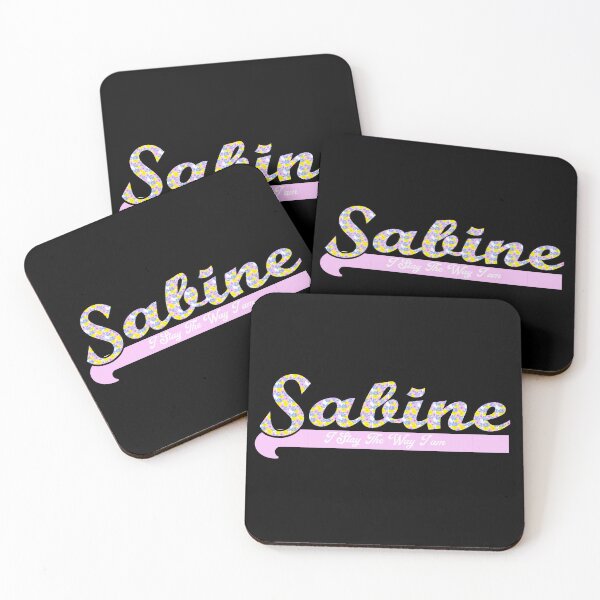 Item preview, First name Sabine - "I Stay The Way I am", Blümchen designed and sold by HA-Design-Kunst.