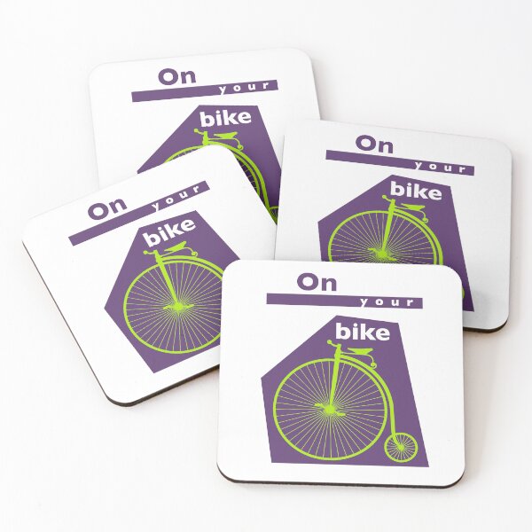 Item preview, On Your Bike (plum) original design designed and sold by pop-and-bee.