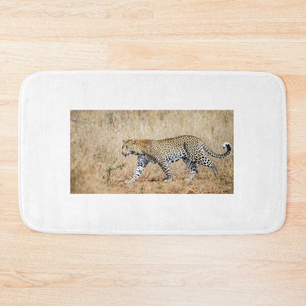 Item preview, Colorful Leopard walking in the South African savanna designed and sold by stedata.