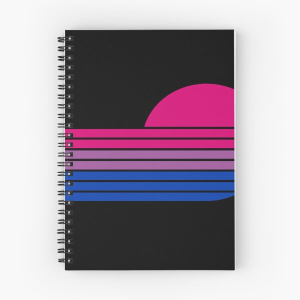 Item preview, Colourful Retro Bi Sunset designed and sold by Let me be Perfectly Queer.