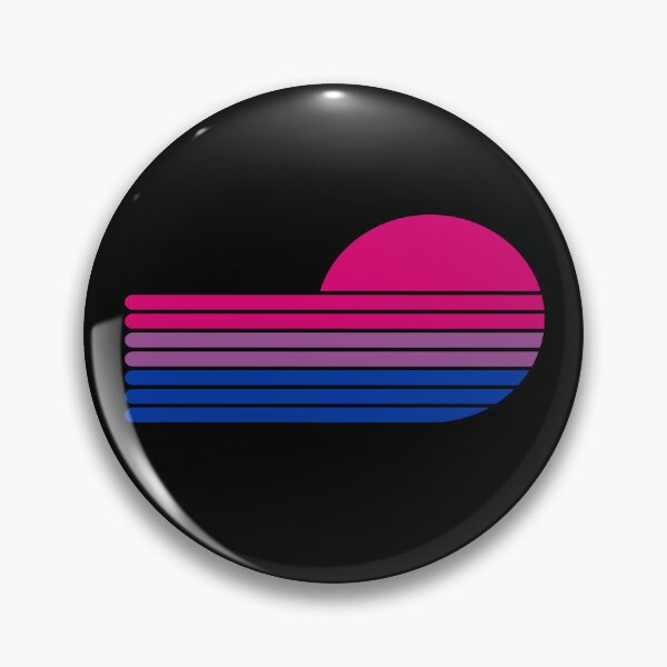 Item preview, Colourful Retro Bi Sunset designed and sold by Let me be Perfectly Queer.