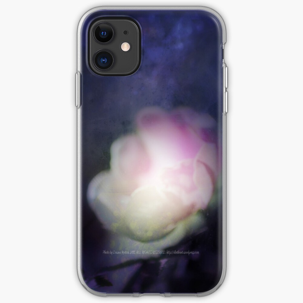 delicate pink old fashioned rose pattern 2 iPhone Case & Cover