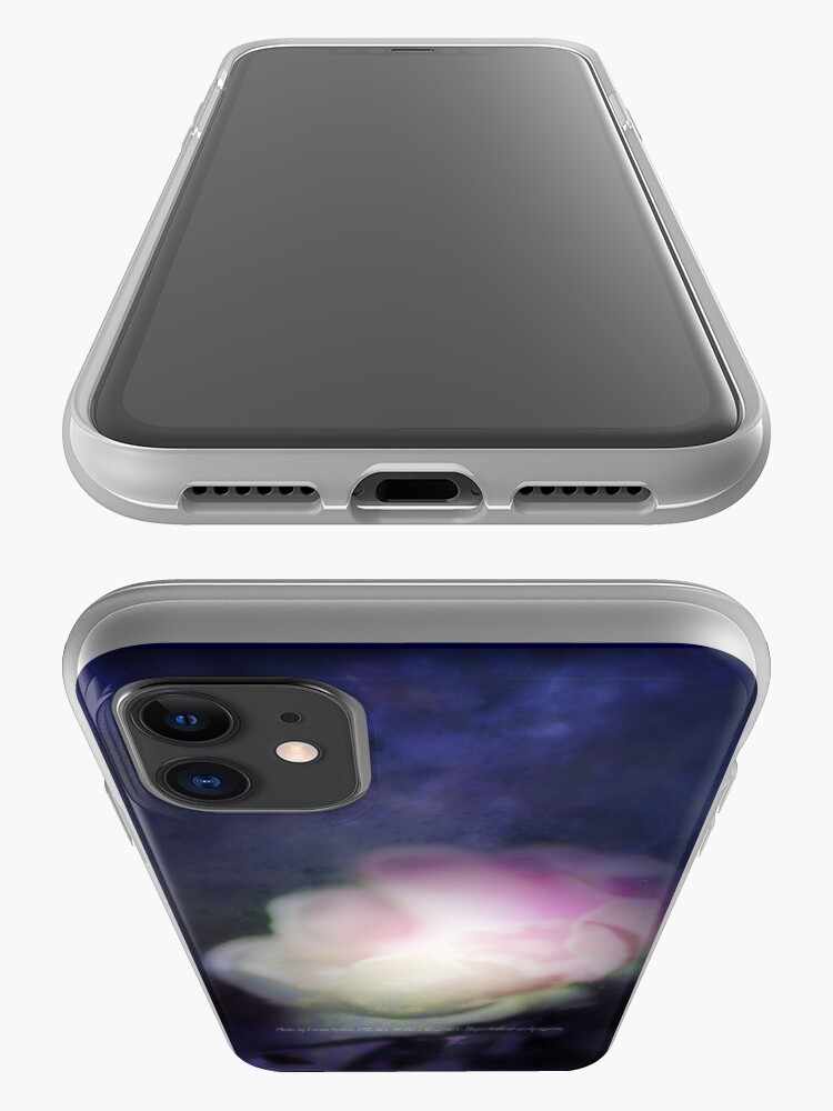 Alternate view of delicate pink old fashioned rose pattern 2 iPhone Case & Cover
