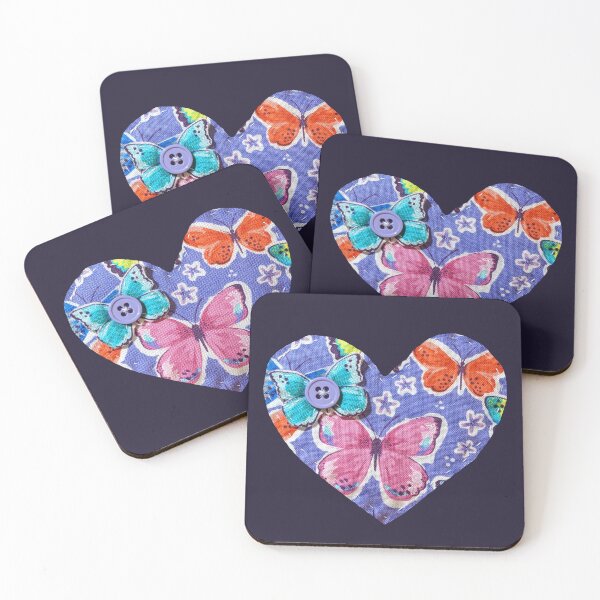 Item preview, Butterfly love quilted heart designed and sold by memorguson.
