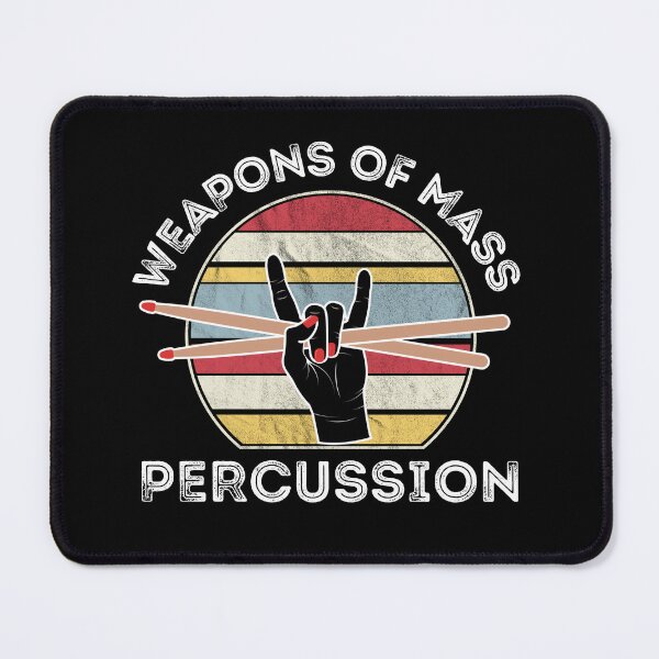 Item preview, Weapons Of Mass Percussion For Drummers And Drum Players As A Funny Drummer   designed and sold by Funwithmusic.