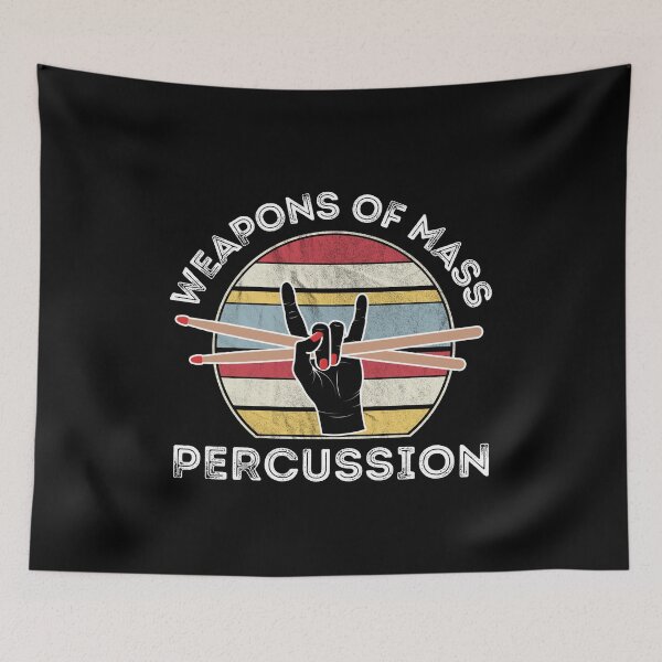 Item preview, Weapons Of Mass Percussion For Drummers And Drum Players As A Funny Drummer   designed and sold by Funwithmusic.