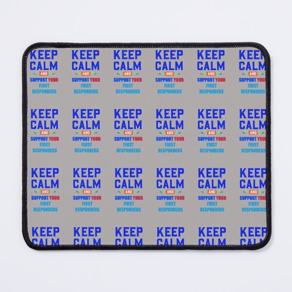 Item preview, KEEP CALM AND SUPPORT YOUR FIRST RESPONDERS PURPLE designed and sold by sailorsam1805.