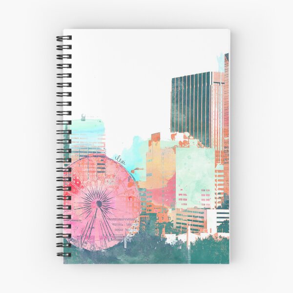 Item preview, downtown atlanta skyline in color designed and sold by freeinthelines.